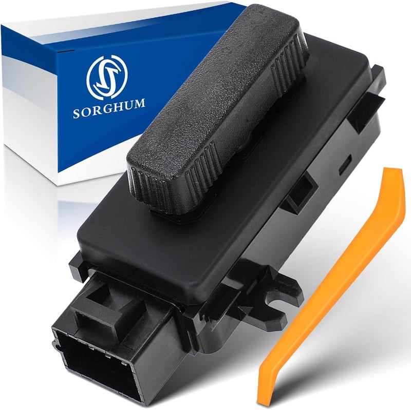 Sorghum Power Seat Switch - Adjustment Switch Control 6 Ways Compatible with 1999-2007 Chevrolet Silverado Tahoe GMC Sierra Yukon Cadillac 8 Pins Replace# 12450256 14685293 901202 - Image 1
